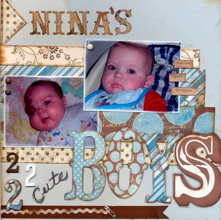 Nina&#039;s 2 Cute Boys!