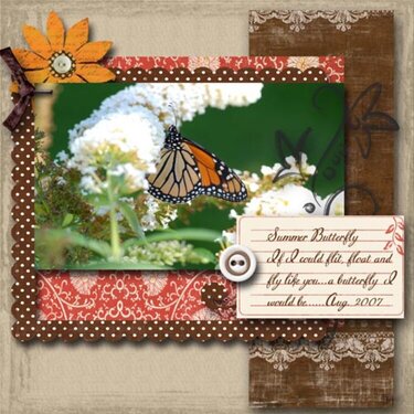 Flit, Float, Fly Butterfly