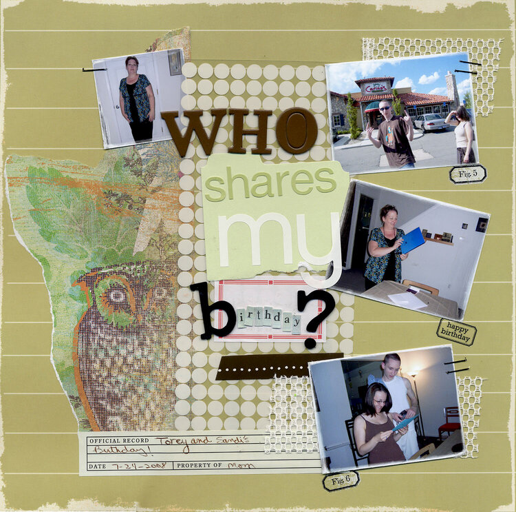 Who Shares my...