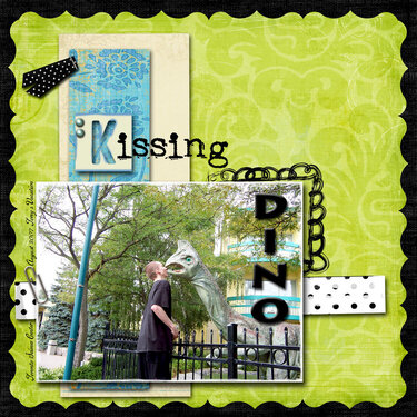 Kissing Dino...
