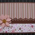 Pink and Chocolate Note Card