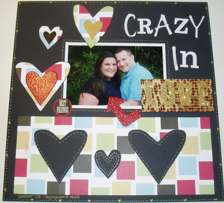 &quot;crazy in love&quot;....For the August ABC Embellie Challenge