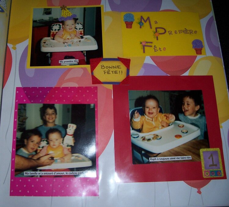 My first birthday