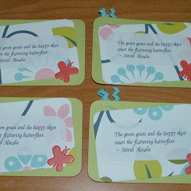 Butterfly Quotes for DaMomma&#039;s Bugs Swap