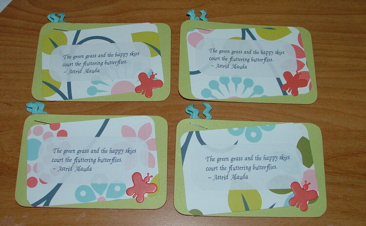 Butterfly Quotes for DaMomma&#039;s Bugs Swap