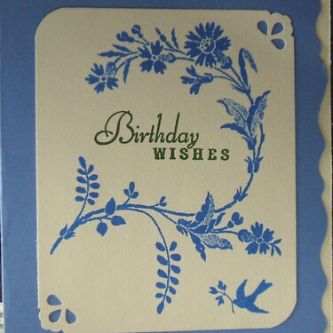 A Belated Birthday Card