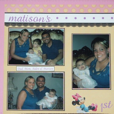 Matison's First Easter pg 1