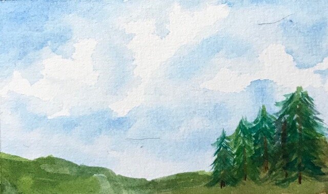 Day 4 Simply Watercolor online card class