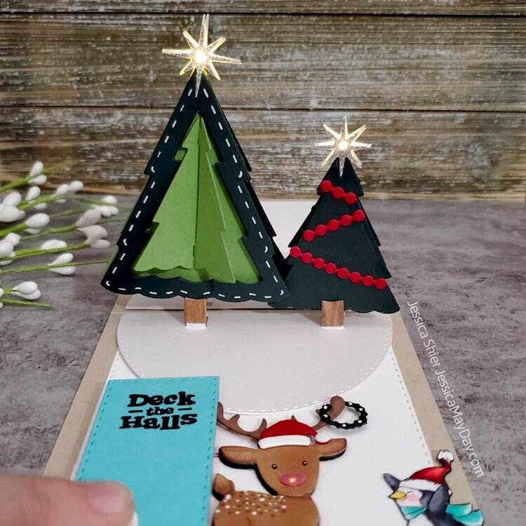 Light Up &amp; Pop Up card