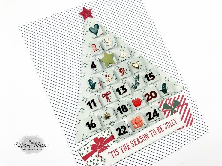 Advent Tree Digital Cut File - Scrapbook.com Exclusive