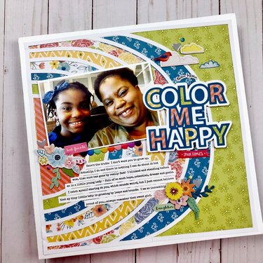 Color Me Happy - Scrapbook.com Exclusive Digital Cut File