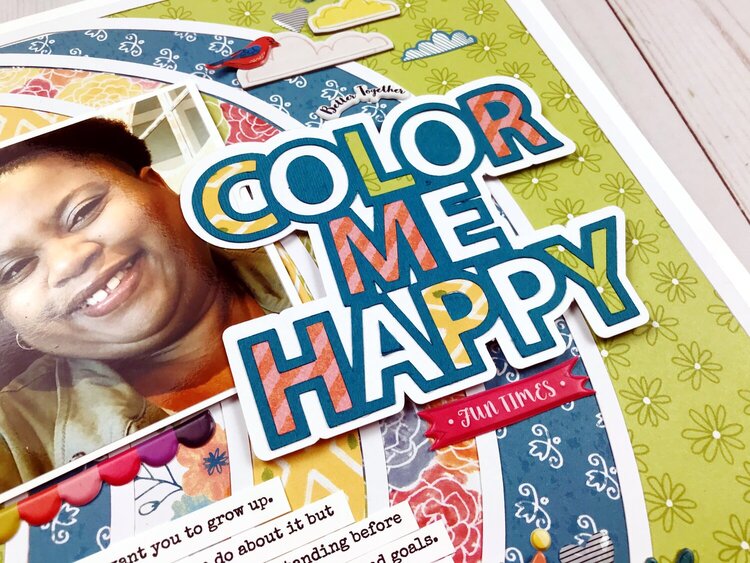 Color Me Happy - Scrapbook.com Exclusive Digital Cut File