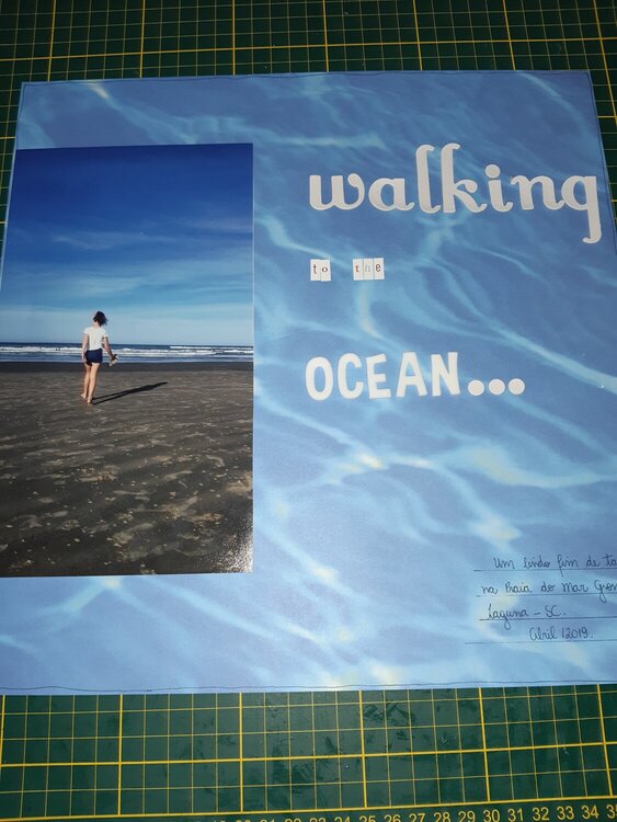 Walking to the ocean