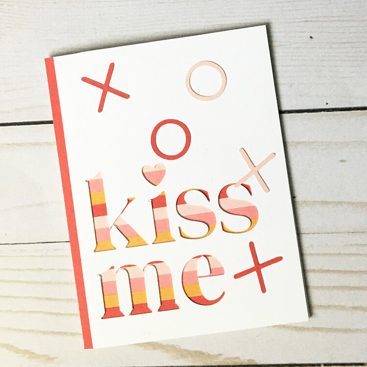 Kiss Me card