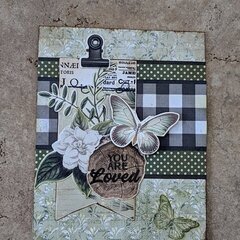 Finished card from Rise and Shine Card Kit (added emblishments)