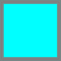 Light Blue Square with Gray Frame