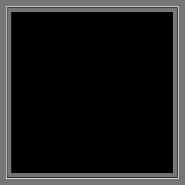 Black Square with Gray Frame