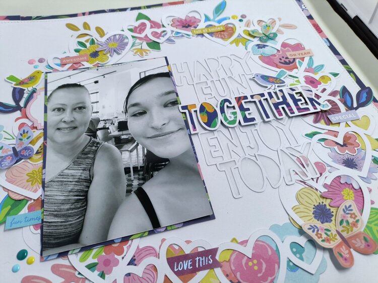Together - 12x12 Scrapbook Layout