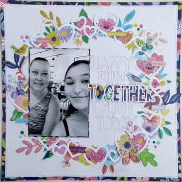 Together - 12x12 Scrapbook Layout