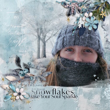 Snowflakes make your soul sparkle
