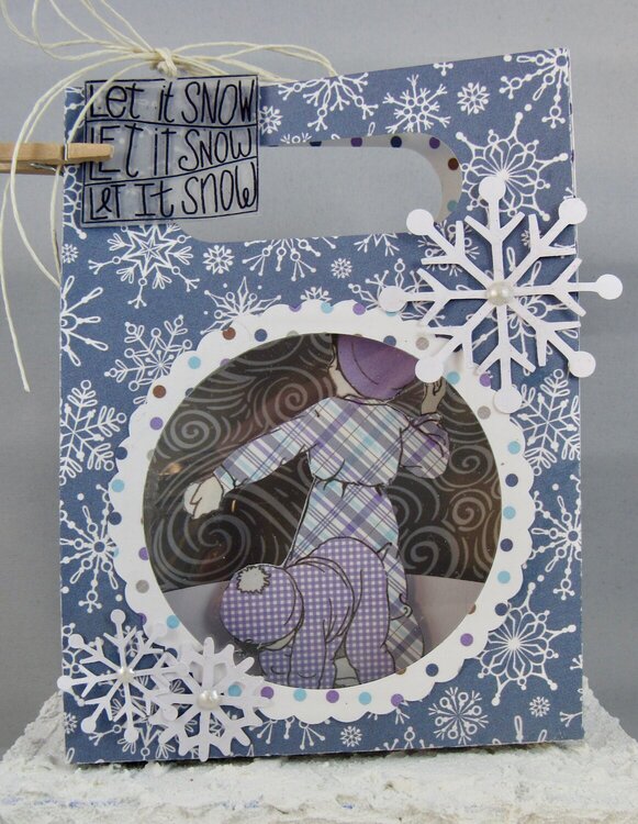 Let it Snow Gift Card Holder