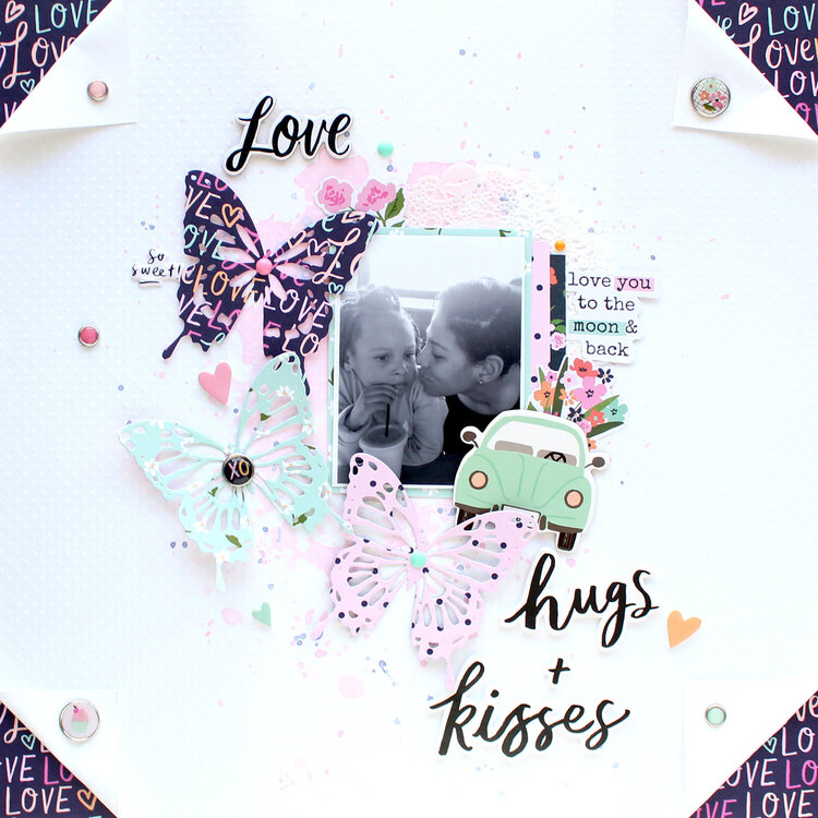 Hugs &amp; Kisses Layout