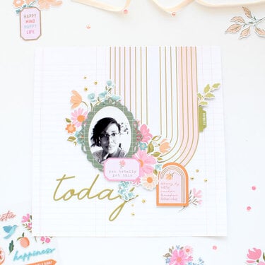 Today 12x12 Scrapbook Layout