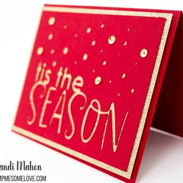 Tis the Season Cut File Card