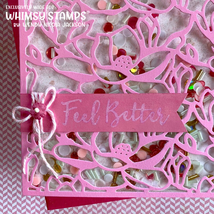 Pink Magnolia Get Well Card