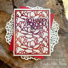 Magnolia Wedding Card