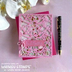 Pink Magnolia Get Well Card