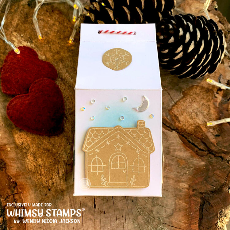 Gingerbread House Milk Box Gift
