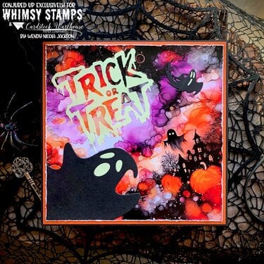 Glow in the Dark Ghost Card