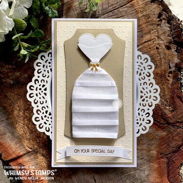 Mini Slimline Wedding Card