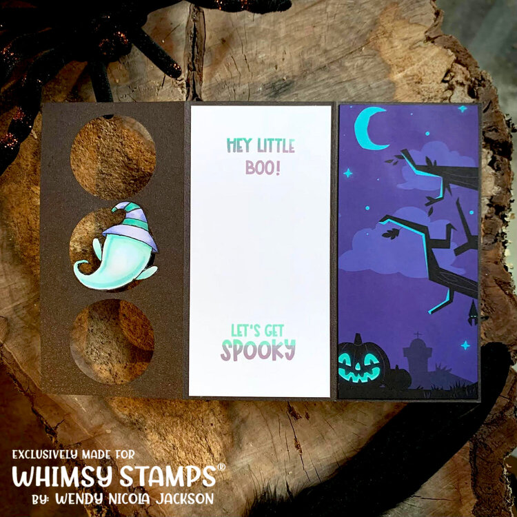 Trifold Boo Ghosts Card