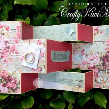 Trifold Shutter Wedding Card