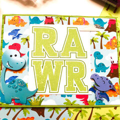 Rawr Dinosaur Card