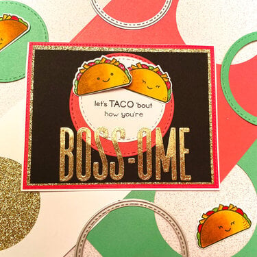 Taco Boss&#039;s Day Card