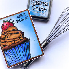 Big & Bold Cupcake Card