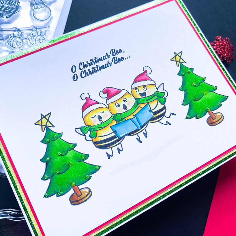 O Christmas Bee Card