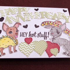 Chihuahua Anniversary Card