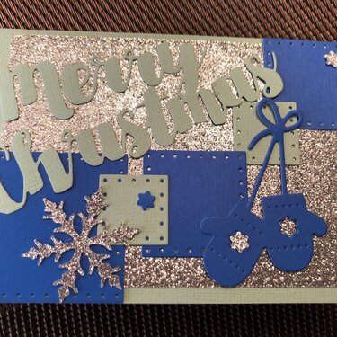 Christmas Blues Card