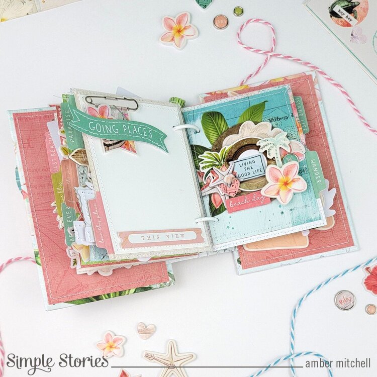Binder Ring Album with Chipboard Covers