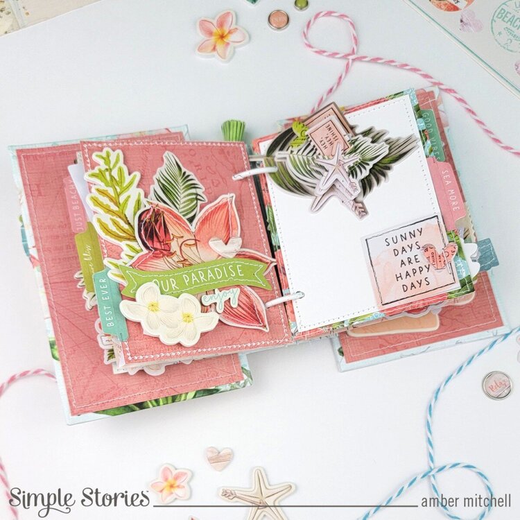 Binder Ring Album with Chipboard Covers
