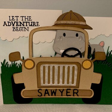 Sawyers z-box pop-up card