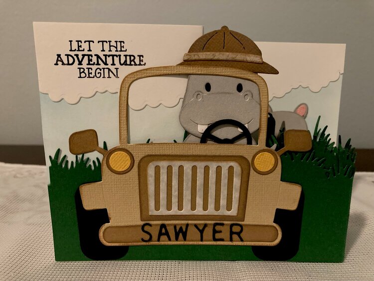Sawyers z-box pop-up card