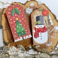 Christmas gift tags that can be ornaments
