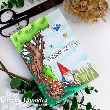 Thinking Tree Window Card