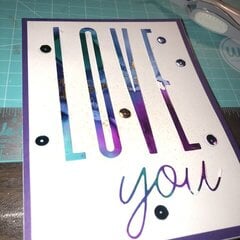Love you with alcohol inks