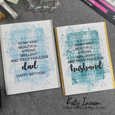 Easy One Layer Masculine Cards
